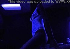 Carrie B Gags On Cock In Blacklight Fuck Fest