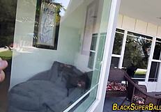 Teen latina rides black