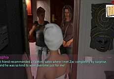 Wife And Stepmother Play Suggestive Game In Cartoon 89