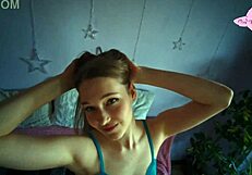 my stepsister picked my big dick over hentai for homemade fun