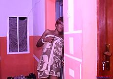 My tenant caught me masturbating and fucked me hard with his monster cock