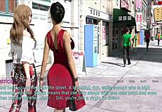 Wife and stepmother engage in playful game with teens