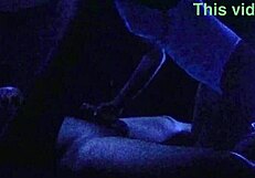 Carrie B Gags On Cock In Blacklight Fuck Fest