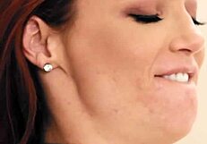 Redhead step-cousins feel intense passion in 3way scissoring reunion