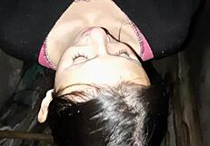 Two village girls fucked in barn with dirty talk