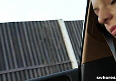 Really Cute Girl Sucks Like a Maniac on the Street