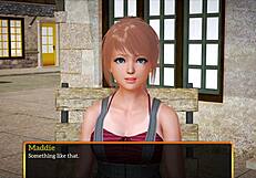 Blonde With Big Tits And Ass In Erotic Anime Cartoon Game Scenes