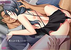 anime couple chats in hentai scene