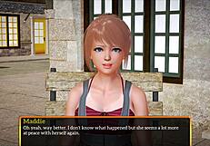 Blonde With Big Tits And Ass In Erotic Anime Cartoon Game Scenes