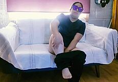 Degenerate sir watches and touches señorita