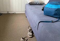 Are you hard, stepson? Step mommy shares a hotel bed for some taboo fun! 😜