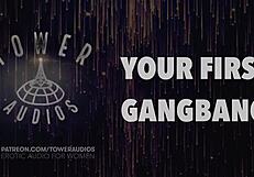 your first group experience erotic audio for women.