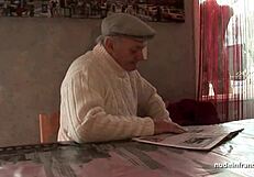 French nun fucked hard in threesome!