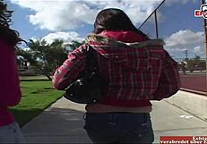 three babes pick up for a private interracial gathering