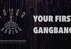 your first group experience erotic audio for women.