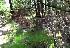 busty tattooed mature blonde enjoys anal adventure outdoor with licking.