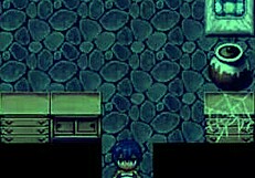 Tanned girl natsuki pees at night in forest during hentai game episode 9