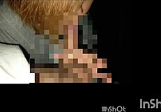 Japanese amateur couple does outdoor blowjob and handjob on camera