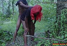 वाह, कमाल की एबोनी लैटिना ने अफ्रीकन जंगल में BBC की ठुकाई झेली! 🌳🔥