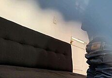 miranda skips class to fuck the neighbor in miniskirt, riding outdoor spanish style