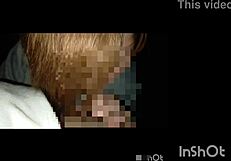 Japanese amateur couple does outdoor blowjob and handjob on camera