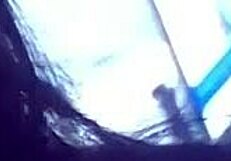 in this asian couple scene the girl didn't like the movie so she sucks and drinks the milk instead