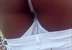 that brazilian teen offered her tight ass for anal in the park