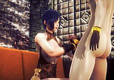 Genshin Impact Hentai - Xiangling's Handjob And Anal Creampie!