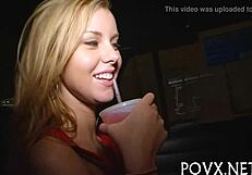 Nasty girl with tight pussy enjoys hardcore sex and receives facial in POV