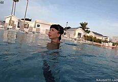 Ever Seen a Transparent Wet Swimsuit Flash in a Public Pool?