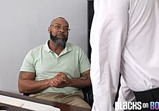 Hunk Cheats on Boyfriend with Hot New Coworker at Work