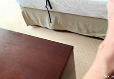 Peek And Hide In The Closet! Stepmom's First Anal In Hotel Room