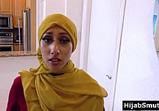 Muslim Girl in Hijab Betrays Husband with Trainer in Secret