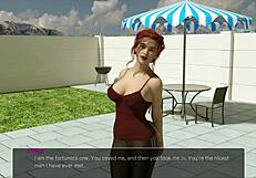 I dominate knockout with big tits and shaved pussy in maledom session.