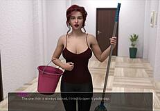 I dominate knockout with big tits and shaved pussy in maledom session.