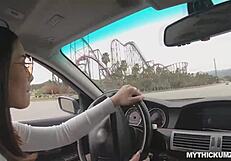 Asian American Teen Babe Delivers Intense Blowjob