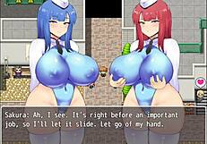 me and my friends chasing criminals in ntr police ruri & sakura part 1 with big tits and ass action!