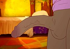 Megumin Strips Naked Begging Black Man for Wild Hentai Fuck in Konosuba Parody