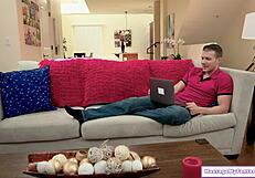 Masseuse In Lingerie Passionately Kisses And Gives Intense Blowjob To Oiled Guy