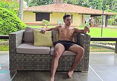 Mariana Martix gets huge cum load from stepbrother