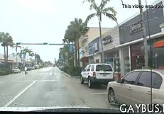 Wild jock says, I'm riding this cock in the car for the contest!