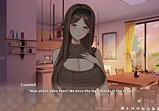 Big Blonde Step Sister Rides Giant Cock