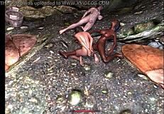 In the erotic scriptures, a sword adventure unfolds. Lesbian fantasies come alive with intense action.