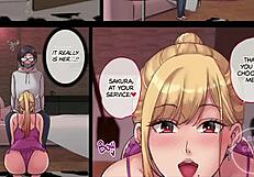 i meet my friend gyaru mom in a soapland