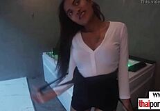 Asian Teen 18+ Gives Her Boyfriend a Sexy Footjob Hardcore!