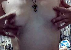 She fucked her pussy and anal close up