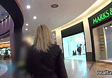Czech nympho seduced in mall for raw POV pounding