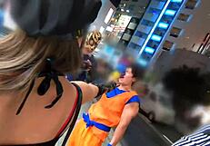 I captured the sexy police and no-pan bunny