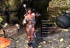 In the erotic scriptures, a sword adventure unfolds. Lesbian fantasies come alive with intense action.