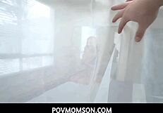 In this pov, courtney taylor shares taboo anal sex with stepson